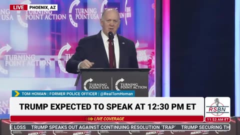 Tom Homan TPUSA Arizona 12/22/24