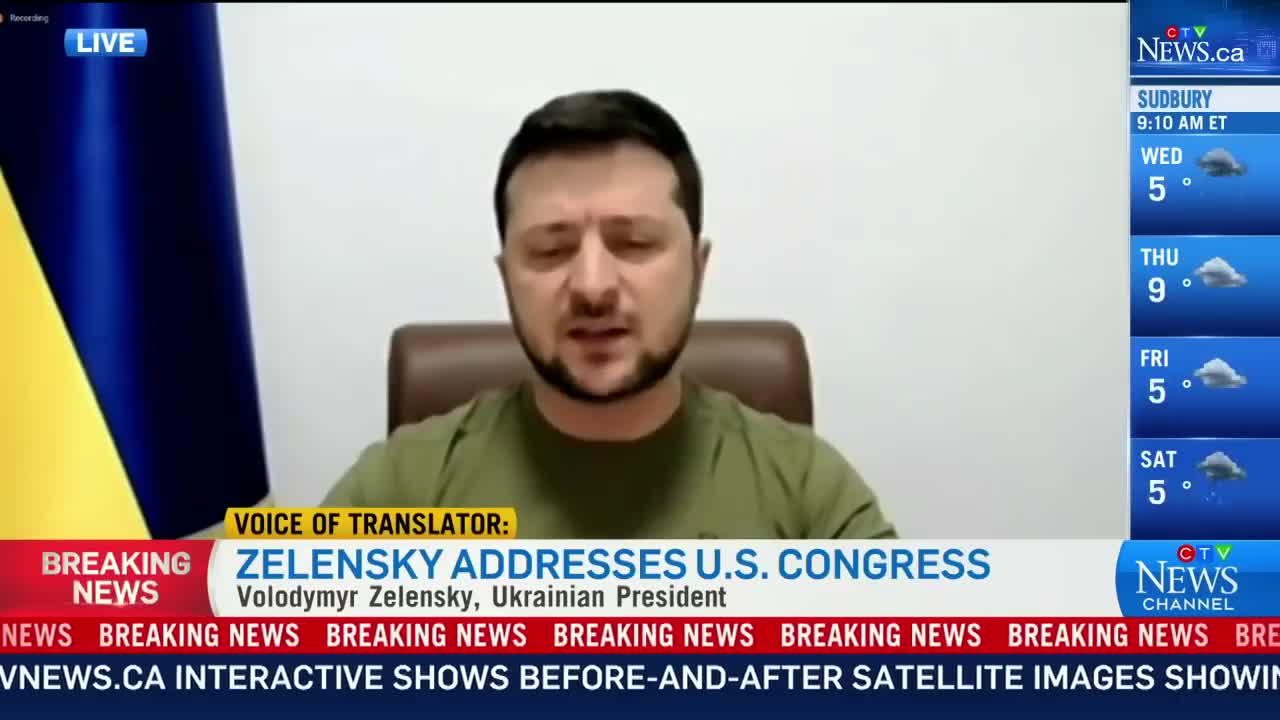 Zelensky to U.S. Congress _ 'I call on you to do more'