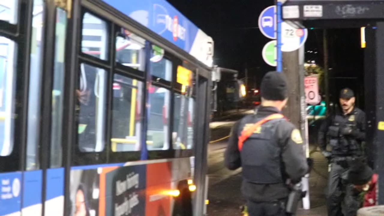 PERSON HAS A WEAPON ON BUS IN PORTLAND