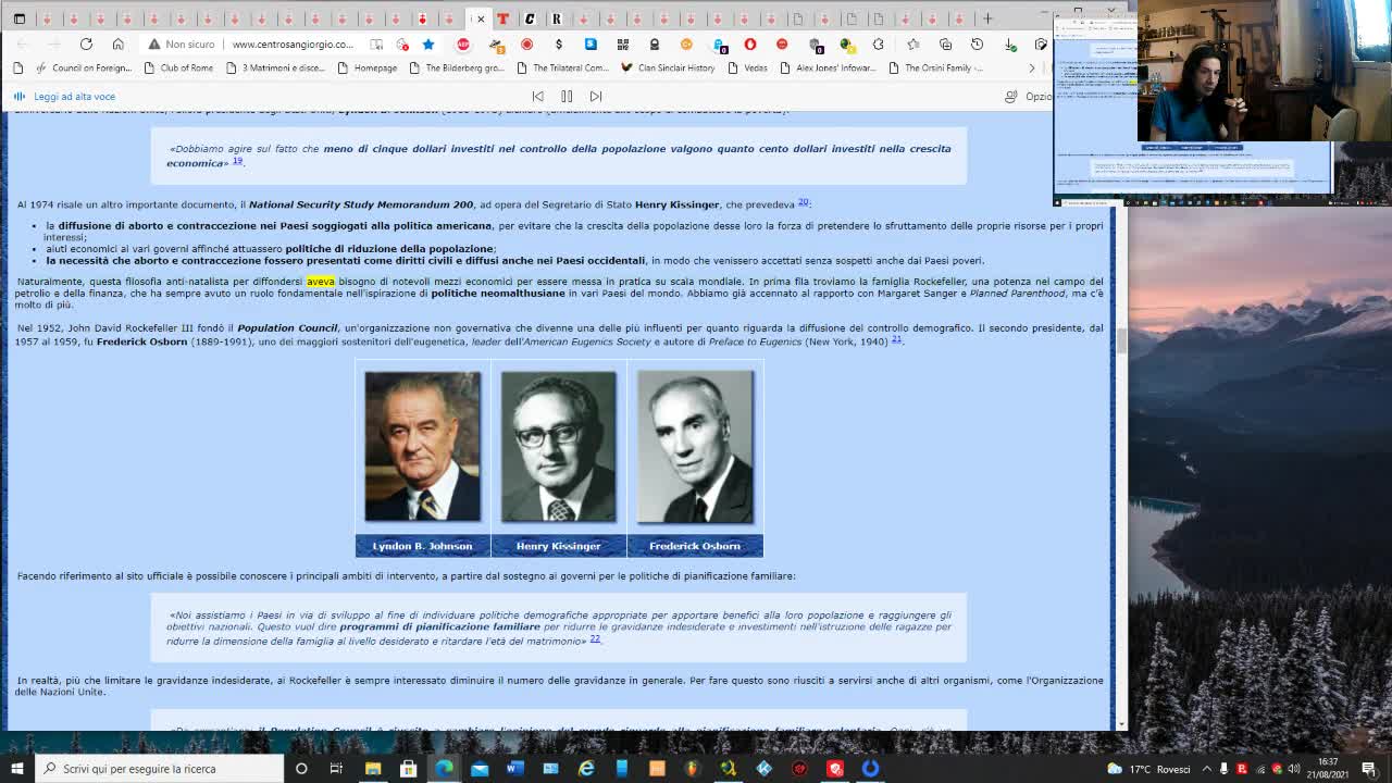 I Rockefeller,la Disney,l'ONU e il mito della sovrappopolazione e della fame nel mondo