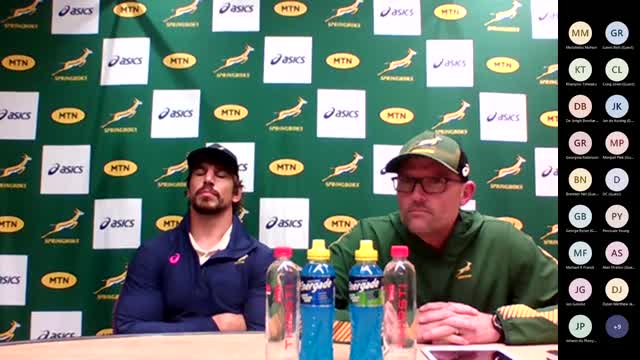 Springboks presser Aus