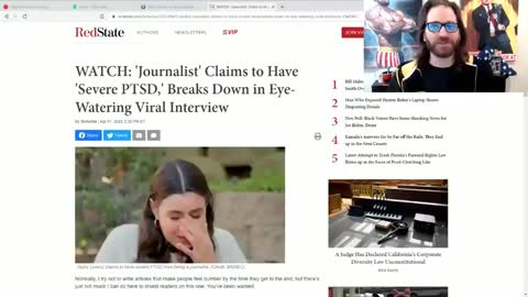 WOKE JOURNALIST TAYLOR LORENZ BREAKS DOWN DURING INTERVIEW