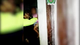 En un video quedó grabado el rescate de niña de tres años secuestrada en el Sur de Bolívar