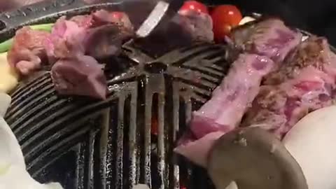 Korean grill meat