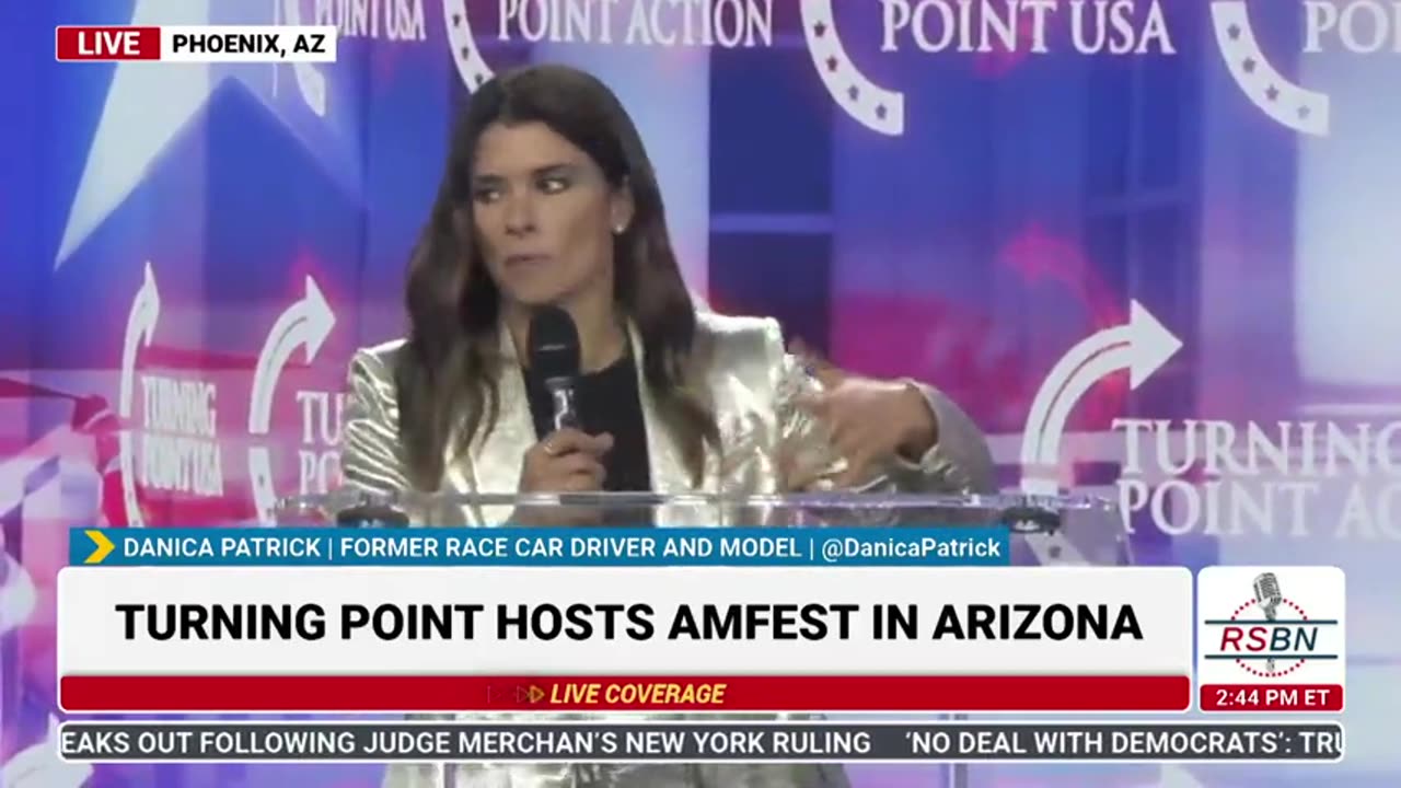 FULL SPEECH Danica Patrick TPUSAs America Fest Conference Day Two - 122024