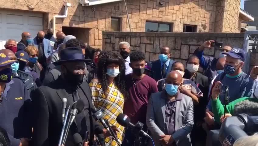 Police Minister Bheki Cele visits family of murdered cop Charl Kinnear