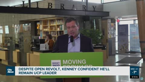 Despite open revolt, Kenney confident he'll remain UCP leader