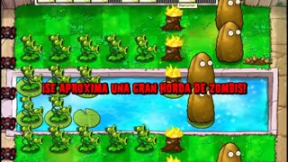 Plants vs Zombies Aventura Piscina Nivel 3 10