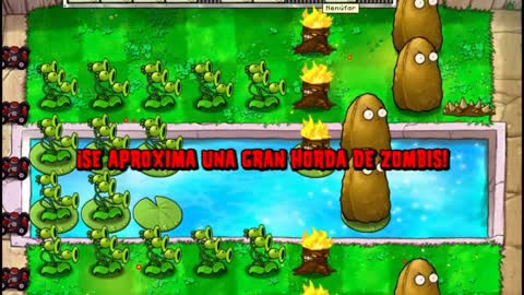 Plants vs Zombies Aventura Piscina Nivel 3 10