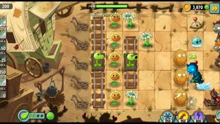 Plants vs Zombies 2 Wild West Day 1