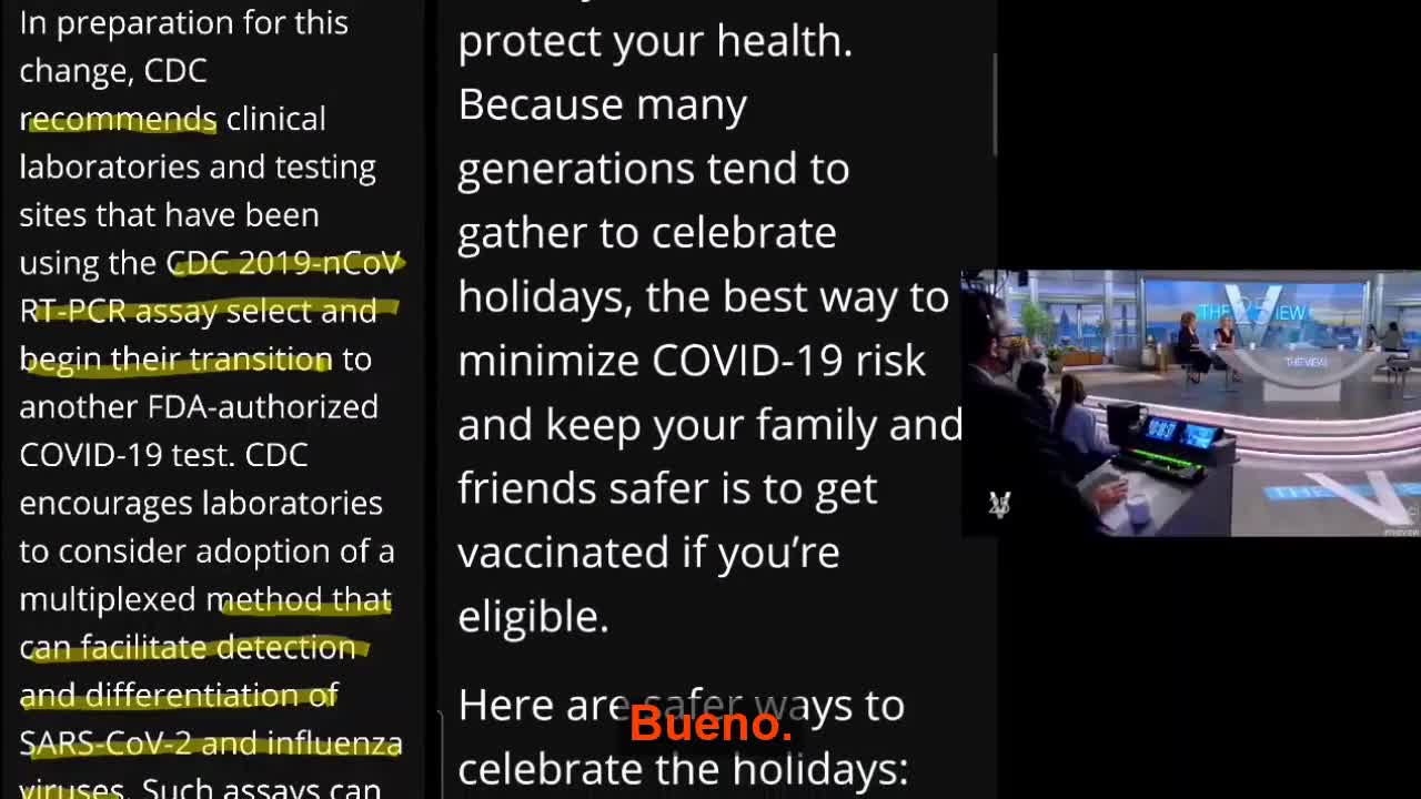 CDC Gives Holiday Safety Tips (Spanish subtitles)