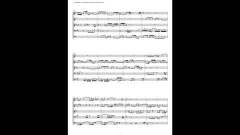 J.S. Bach - Well-Tempered Clavier: Part 2 - Fugue 08 (Double Reed Quintet)