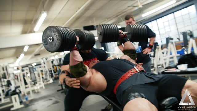 Nick Walker 225 lb. Dumbbell Incline Bench Press