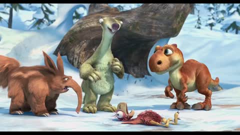 ICE AGE: DAWN OF THE DINOSAUR Clips - "Angry Fossil" (2009)-8