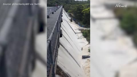 SYDNEY’S FLOOD CHAOS_ Caved-in ceilings, flooded streets in wild rain