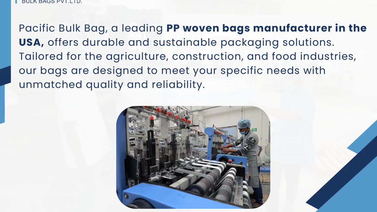 pp woven bags manufacturer in usa