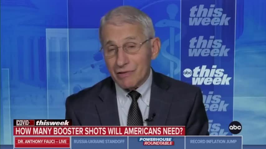 Tyranny: Yearly Boosters May Be Coming, Tony Fauci Declares