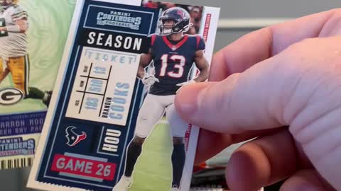 Breaking a box of 2020 Panini Contenders search for Herbert