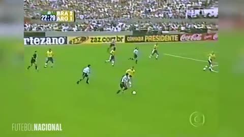 world cup game, brazil and argentina 1999