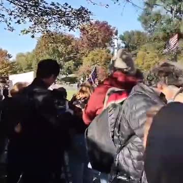 OPPOSITION TO MANDATES IS FASCIST & WHITE SUPREMACIST-Antifa & anti-vaccine mandate protesters