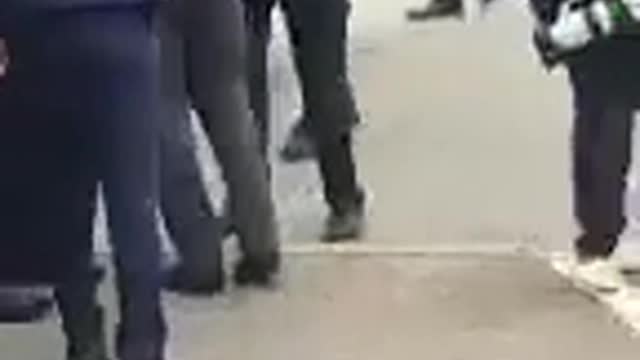 President of France Emmanuel Macron has just been slapped in public.