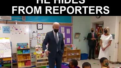 Joe Biden Admits He Hides From Reporters