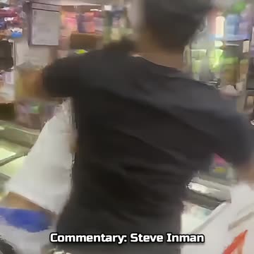 Thief thought he could walk out the door. He was wrong