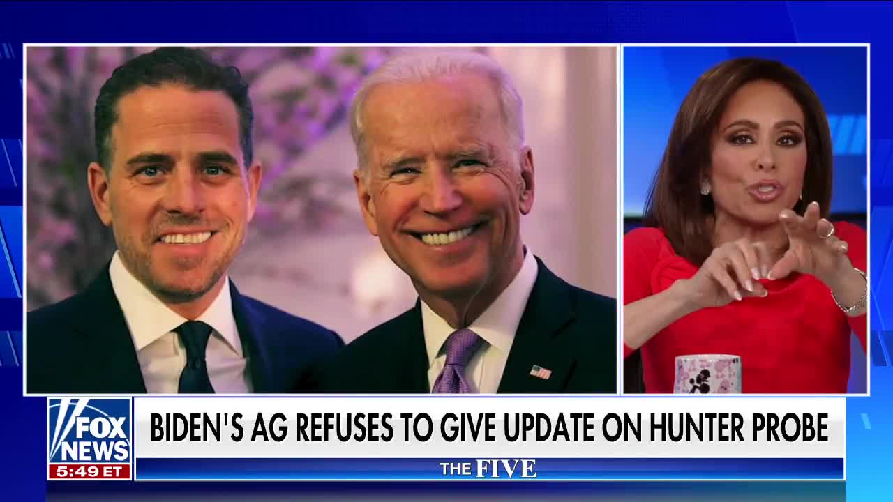 Judge Jeanine slams AG Garland on Hunter Biden probe