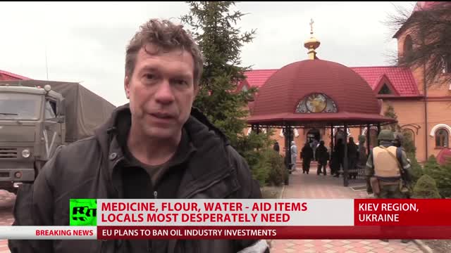 Kiev region receives aid from Russian military