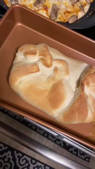 Fresh pizza and Stromboli