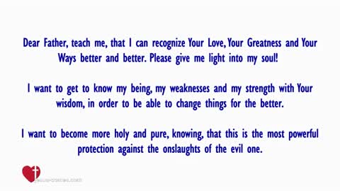 A PRAYER ❤️ IMPULSES FOR A PRAYER OF THE HEART & THE BINDING OF EVIL SPIRITS