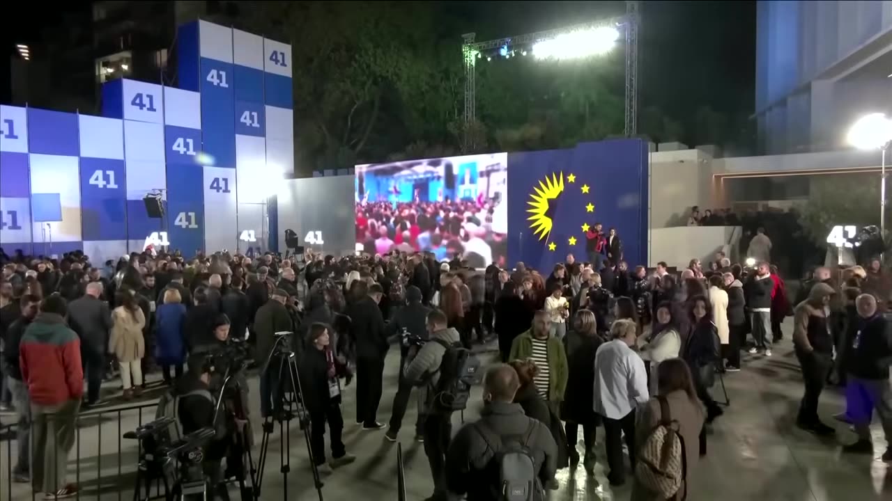 Protests erupt after Georgia halts EU application