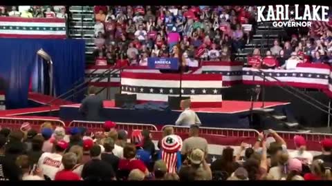 ULTRA MAGA Watch The Kari Lake ‘s electric entrance to the Trump Rally.