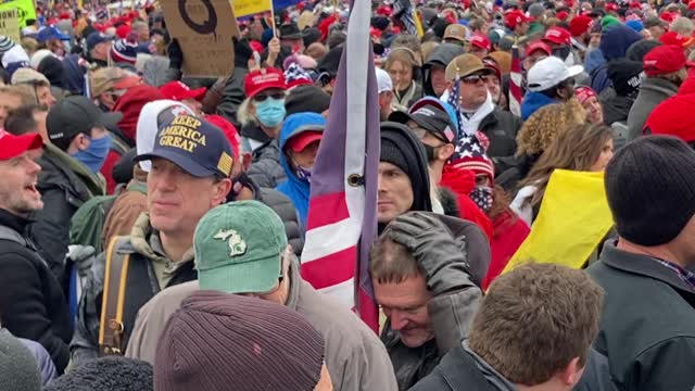 This is what most of the patriots were doing during the “terrorist attack” at the Capitol.