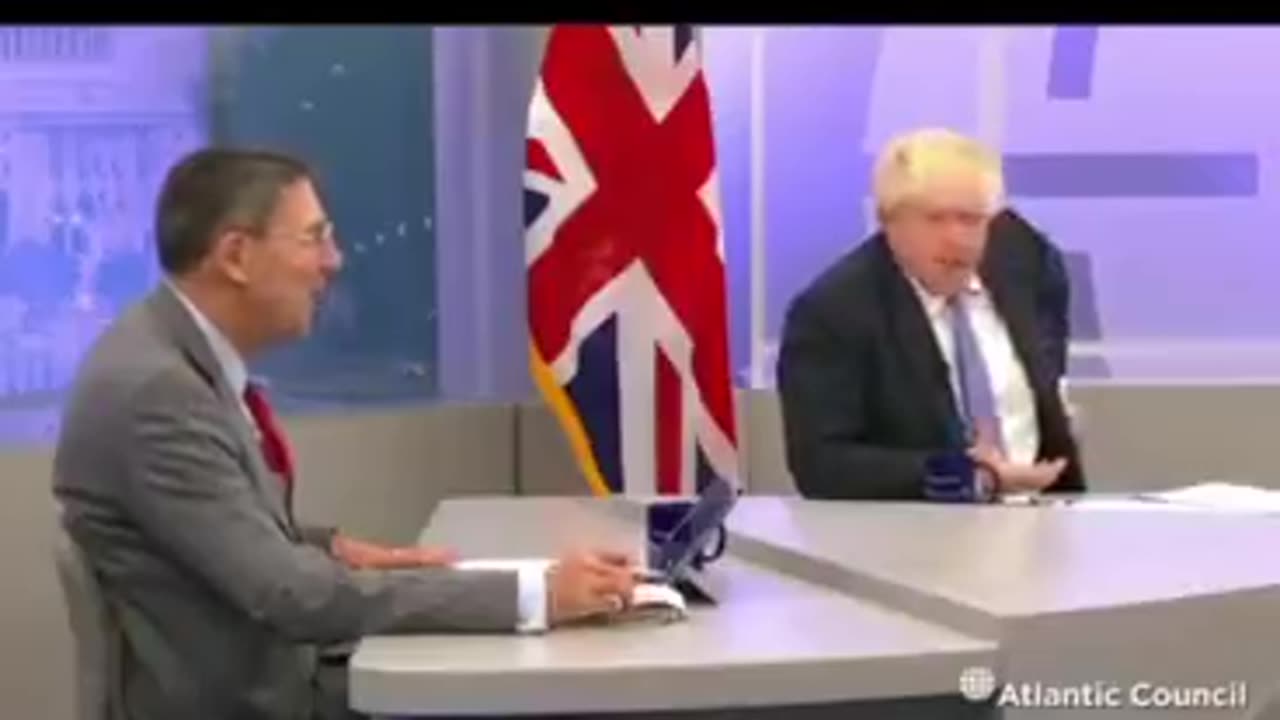 Boris Johnson calls out Pro Russia Propagandist Tucker Carlson