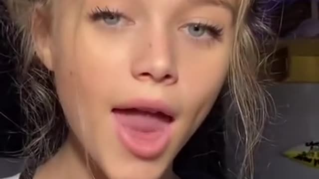 wow check out her tongue unreal for sure