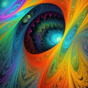 Psychedelic Dream: Abstract Animation Inspired by ((420)) Culture