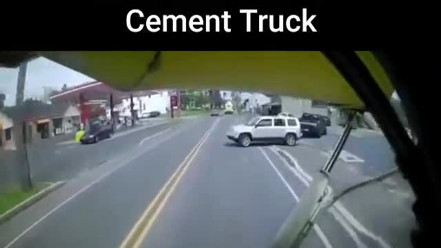 Don't ever cut off a Cement Truck