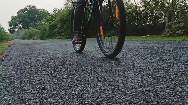 Rolling Stoppy On Bicycle | Stunt | Cycling