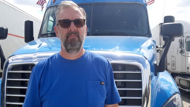 Interview with trucker going to DC