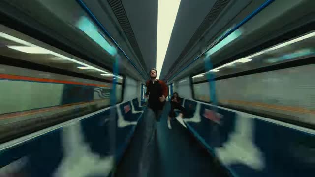 360 FPV drone in the subway