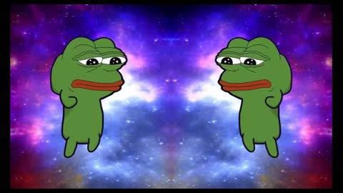 Pepe the frog dancing to a very special song