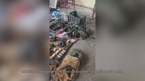 IDF: Weapons Located in a School in the Jabaliya Area Attached is footage of