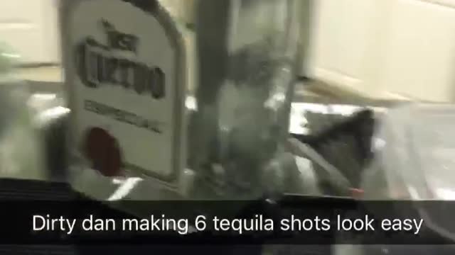 Nsfw guy takes six shots back to back