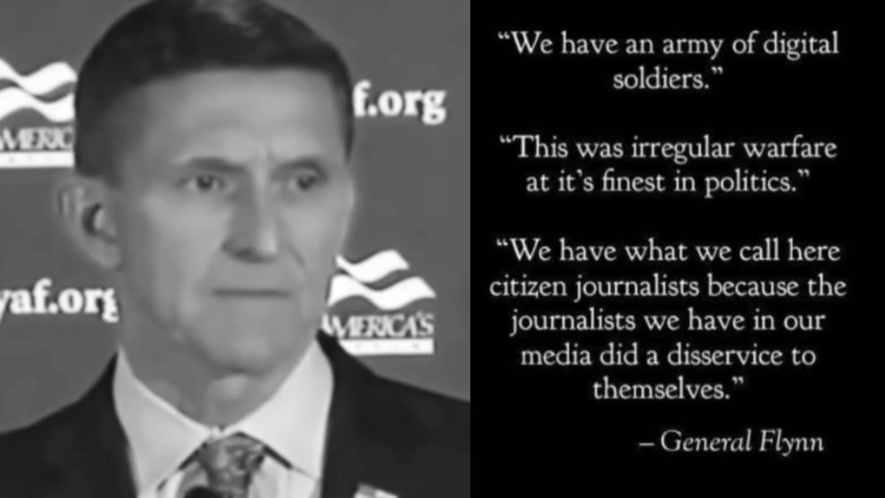 General Flynn - We have an army of Digital Soldiers