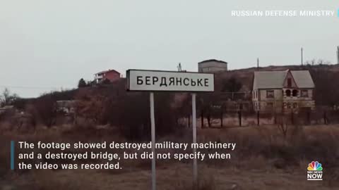 Video From Russian Defense Ministry Claims To Show Captured Ukrainian Port City