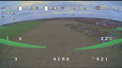 Ricer fourth Acro flight aiming for the trees