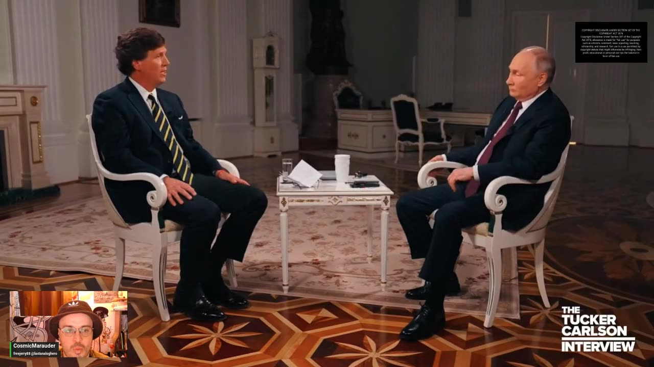 Tucker Carlson X Vladimir Putin LIVESTREAM REACTION #live