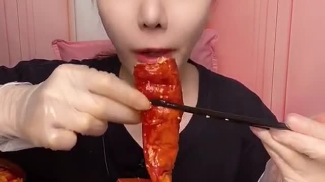 ASMR Mukbang Eating, Delicious Food Eating, Asian Primitive Eating show #shorts #AsmrEating (2)