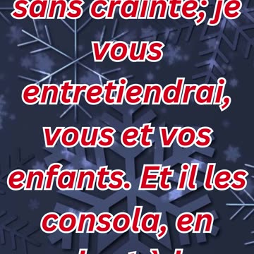 "La Promesse de Soutien et de Réconfort" Genèse 50:21#shortvideo #shorts #youtubeshorts #youtube